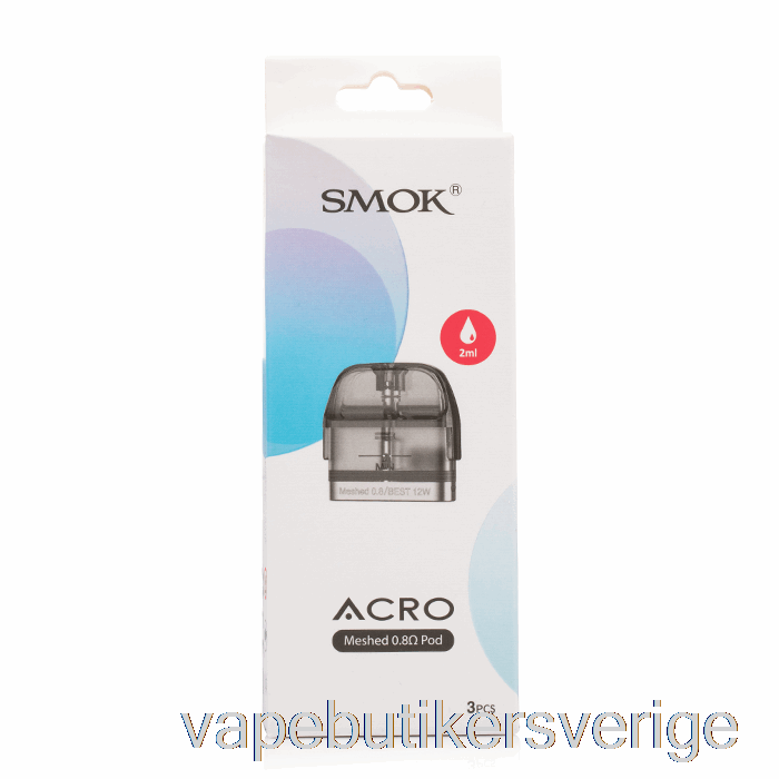 Vape Sverige Smok Acro Utbyteskapslar 0,6ohm Dc Mtl Coils